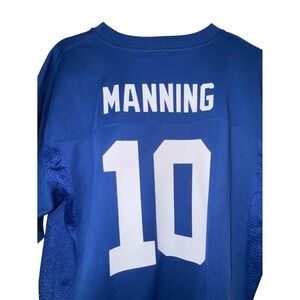 Eli‎ Manning 10 New York Giants NFL Team Apparel Jersey Blue Youth XL